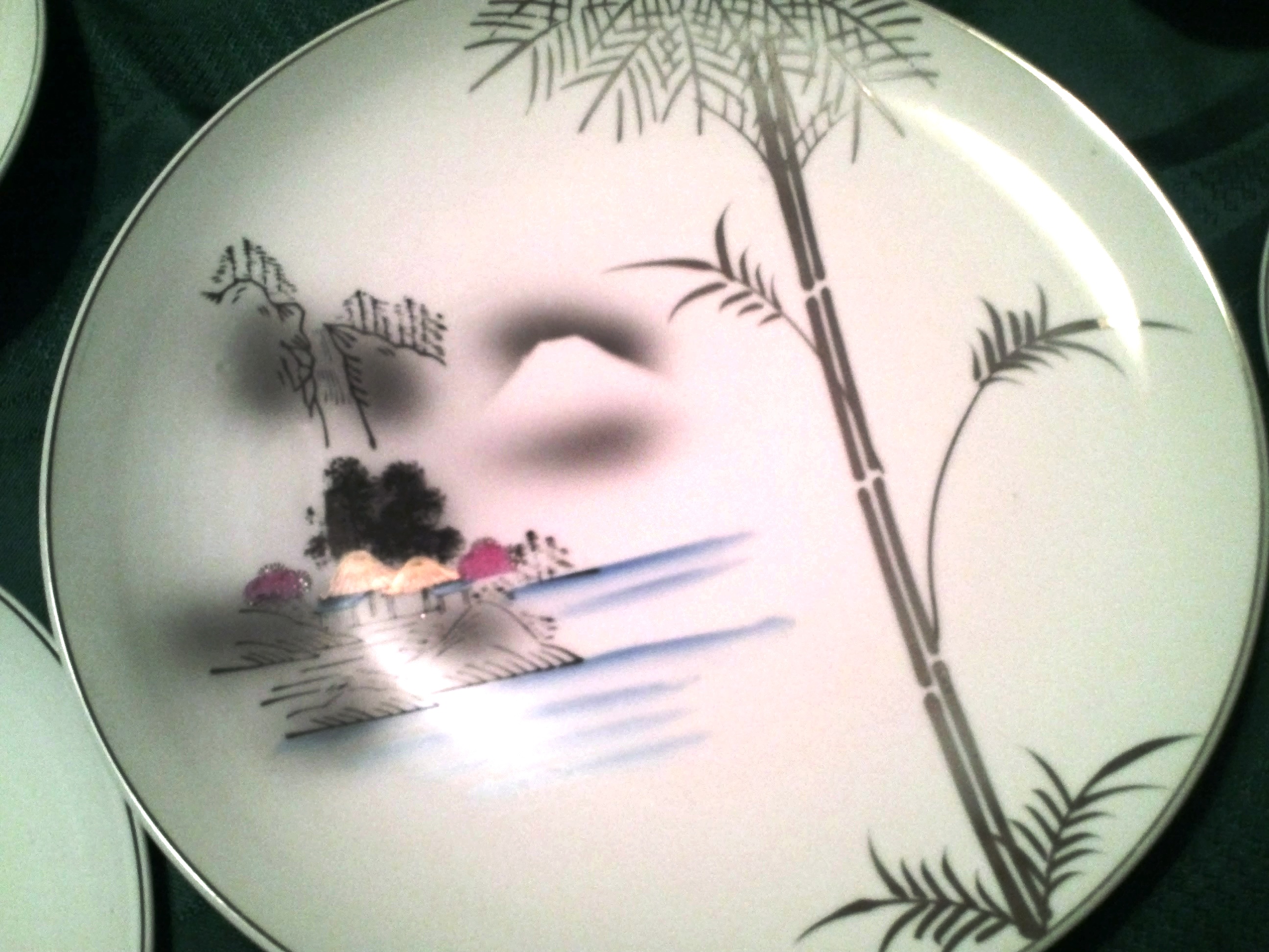 Vintage 95 piece Mitake Fine Porcelain China Dinnerware 50's Naha